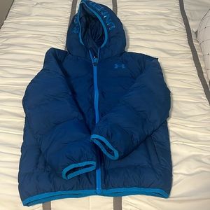 Under Armour jacket with hood-like new!!!